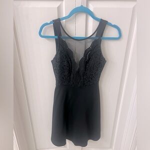Lulus black A-line dress
